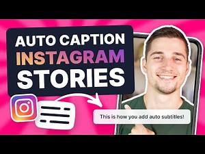 How to Add Auto Captions to Instagram Stories | Easy Subtitle Tutorial
