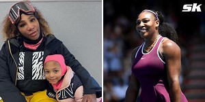 WATCH: Serena Williams shows her fun side in hilarious water slide adventure after daughter Olympia talks her into it