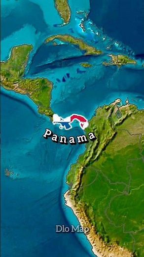 Flag Map of Panama