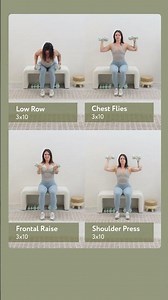 Seated Upper Body Strength – Dumbbell Exercise Guide #accessiblefitness #mobility