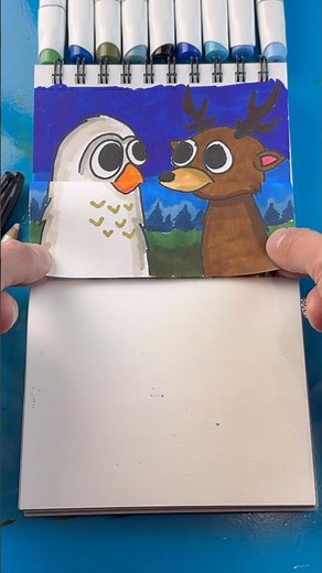 How to Draw 99 Nights in the Forest Folding Surprise #99nightintheforest #drawing #art #shorts