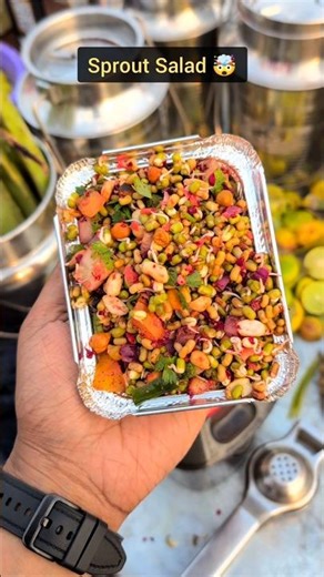 Surat Street Style Protein Rich Sprout Salad recipe 🤤🔥