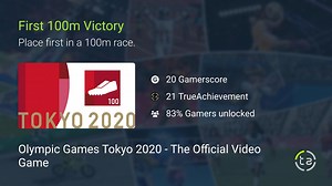 First 100m Victory achievement in Olympic Games Tokyo 2020 - The Official Video Game