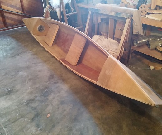 Stich & Glue Plywood Canoe
