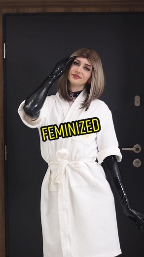 I learned that fast 💋 #feminization #crossdresser #mtf #latexgloves