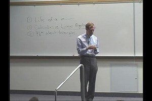 Gilbert Strang's Video Lecture 2009 at Brigham Young University