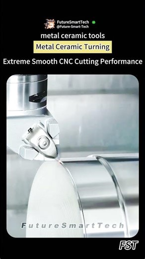 Metal Ceramic Turning | Extreme Smooth CNC Cutting Performance