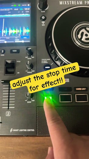 Mixstream Pro Go: How to Adjust Stop Time 🎚️ #dj #mixstreamprogo #djtipsandtricks