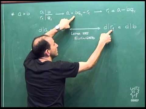 Aritmética - Aula 21 - Algoritmo de Euclides revisitado