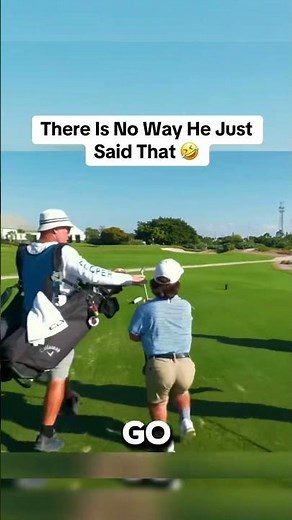 Might be the funniest clip in YT golf! 😂⛳