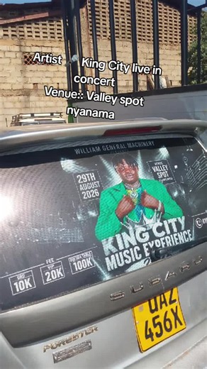 Artist king city live in concert Venue:: Valley spot nyanama come and support me on 29th August