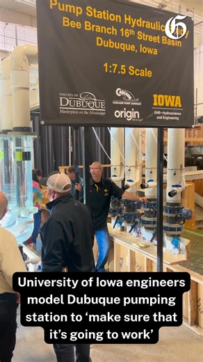 With more than half of Dubuque’s population working or living in the Bee Branch Watershed — covering 6.5 miles and encompassing six schools, four parks, and affordable housing — the city’s $28 million Bee Branch Stormwater Pumping Station Project is just as much money saved as it is money spent. “Imagine a big 500-year flood happens — which we have had many of in the state — and this thing doesn't work,” said Larry Weber, director of the University of Iowa-based IIHR-Hydroscience and Engineering