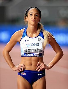 Johnson-Thompson closing in on heptathlon gold