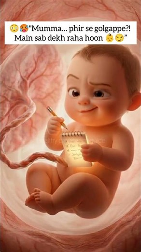 “Main sab dekh raha hoon Mumma 👀🥺 #pregnancycare #pregnancytips #pregnancy #momlife #babyinwomb ”