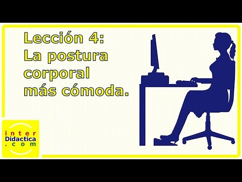 Lesson 4: What is the best body posture in front of the computer? Typing Course.