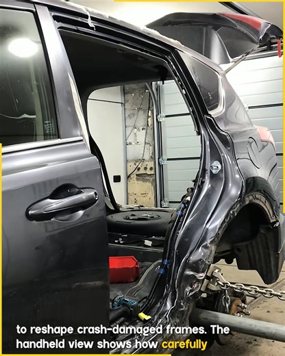 27K views · 119 reactions | Restoring Crashed Panel With Chain Pull. #AutoRepair | Fun club | Facebook