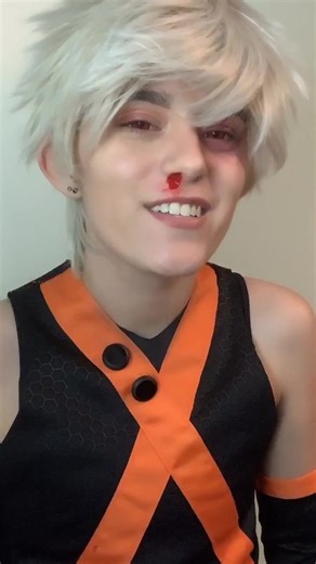 Someone in UA is too scared to fight 😒 #bnha #bnhacosplay #bakugoucosplay #bakugou #bakugoukatsuki #cosplay