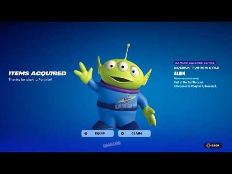 How To Get Alien Sidekick for FREE In Fortnite! (Unlocked LEGO Alien Sidekick Style)