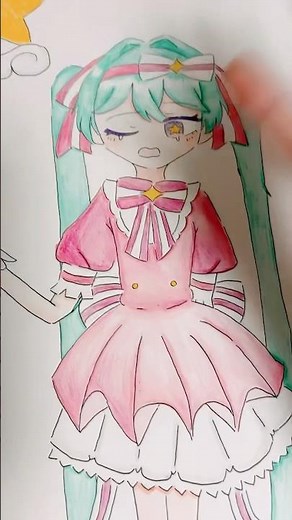 14년생 윤회미쿠 (이정도면 커미션 얼마나 버나요??)#14년생 #art #그림쟁이