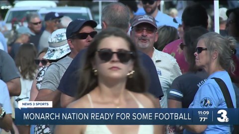Fans celebrate Old Dominion football's return