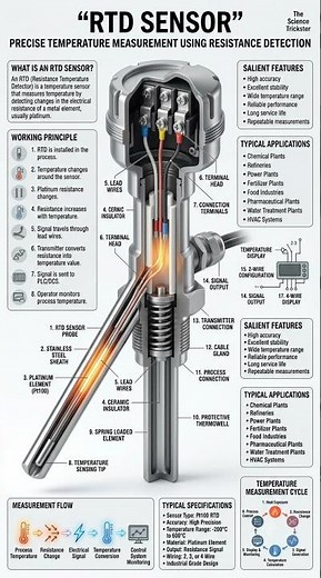 RTD Sensor Working Principle | How RTD Measures Temperature