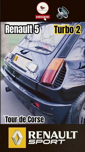 Renault 5 Turbo 2 Tour de Corse | Group B Rally Legend Revving 🔥🏁 #renault #renault5turbo #rally