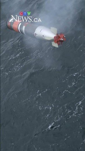 Canadian navy test fires new anti-submarine torpedo