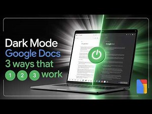 How to Get Dark Mode in Google Docs — 3 Ways That Actually Work
