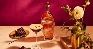 Try out this twist on an Espresso Martini using bourbon and vanilla liqueur