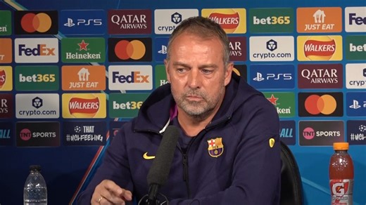 Barcelona manager Hansi Flick spoke to the press at St James' Park ahead of The Champions League clash with Newcastle United. | Newcastle United - Chronicle