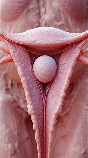 Realistic 3D View Inside Uterus|8K BiologicalMotion#3DHumanAnatomy#CinematicBiology#MedicalAnimation