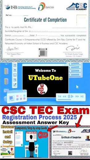 TEC Exam Registration Process 2025 | How to Register for CSC TEC Exam with Questions Answers 2025