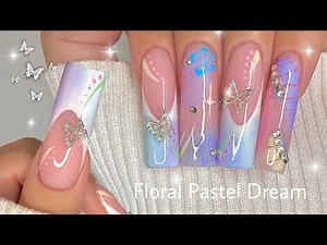 Polygel Pastel Summer Nail Tutorial | Beginner Friendly | Step By Step