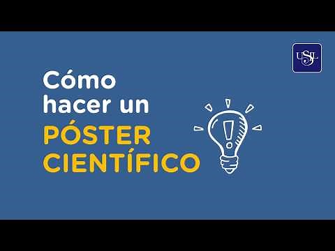 Cómo hacer un póster científico