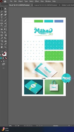 Timeless Food Logo Design Process | Mithai Mint Case Study