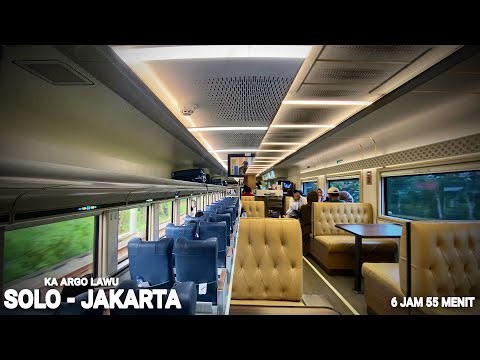 DI SURUH NGEBUT TERUS‼️Sensasi Naik Kereta Unggulan Argo Lawu Solo - Jakarta