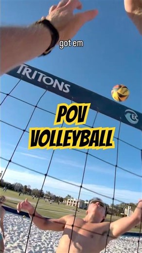 WHAT A BLOCK 🔥😱 #volleyball #pov
