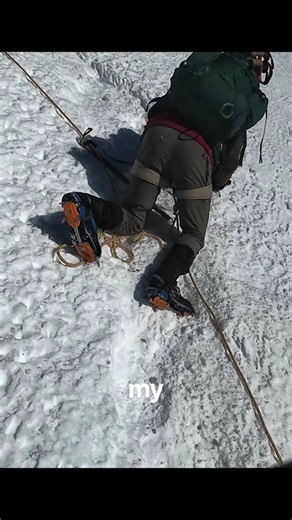 Climbing Mt Rainier Unguided is Scary #climbing #mtrainier #ski #mountaineering #pnw #campmuir