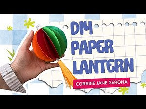 How to Make a DIY Paper Lantern | Simple Craft for Kids