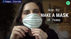 The CDC is recommending folks cover their faces when out in public — but there’s already a shortage of masks. Here's how to make your own non-medical mask at home if you can’t get one in stores. | Bloomberg Originals
