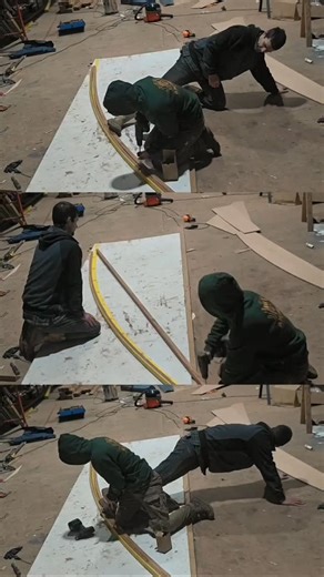 Ever wondered what the bow of a 63ft Catamaran looks like?? Well here you are! The keel sections are now being laid in 3 different stages, composing of nearly 30 bits per keel! Ive been working away getting it all made and am thrilled to finally see it taking shape! This time next week it'll be a full 63ft backbone, hanging in the shed rafters ready to be laid on its bulkheads. #boatbuilder #woodworking #norfolkbroads #woodenboats #sailing | Abbey Boat Builder