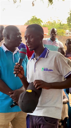 Attan Moses Okia goes so emotional after listening to this testimony from one of his supporters