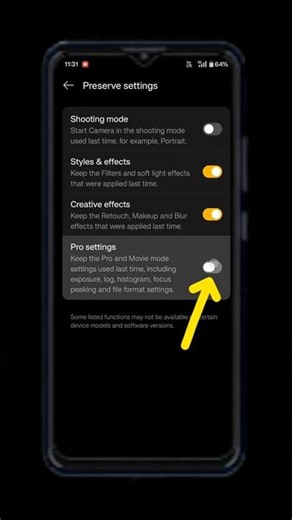 how to one plus camera pro setting on #oneplus #cemera #settings