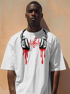 Dripping Headphones SVG PNG: Music Graphic Design (digital Download) - Etsy