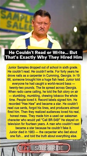 He Couldn't Read or Write… But That’s Exactly Why They Hired Him #JuniorSamples #TrueStory