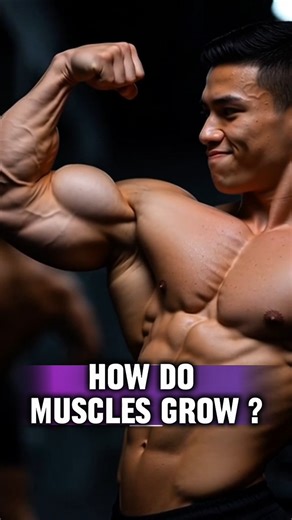 How Do Muscles Grow ? | Muscle Hypertrophy Explained | #science #history #theory #facts #shorts