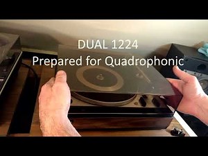 Dual 1224 lemezjátszó turntable presentation bemutató