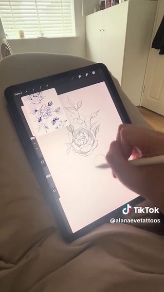 Flower Practices for Tattooing: Peony Inspirations