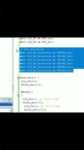 LM016 16x1 LCD interface PIC16F877A. #electronics #circuit #coding #diy #tutorial #schematics