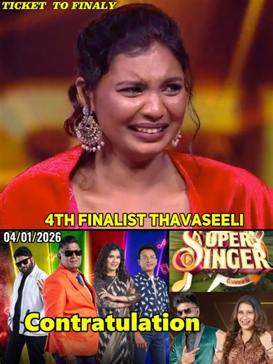 Thavaseeli's Stunning Singing Performance on Super Singer